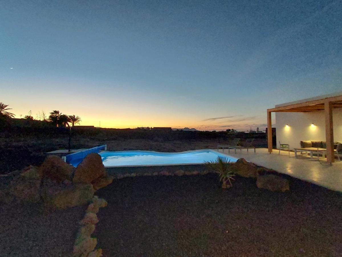 Villa Tabaiba En Lajares Con Piscina Eksteriør bilde