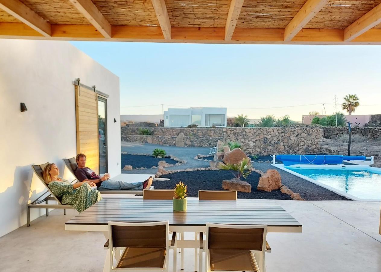 Villa Tabaiba En Lajares Con Piscina Eksteriør bilde