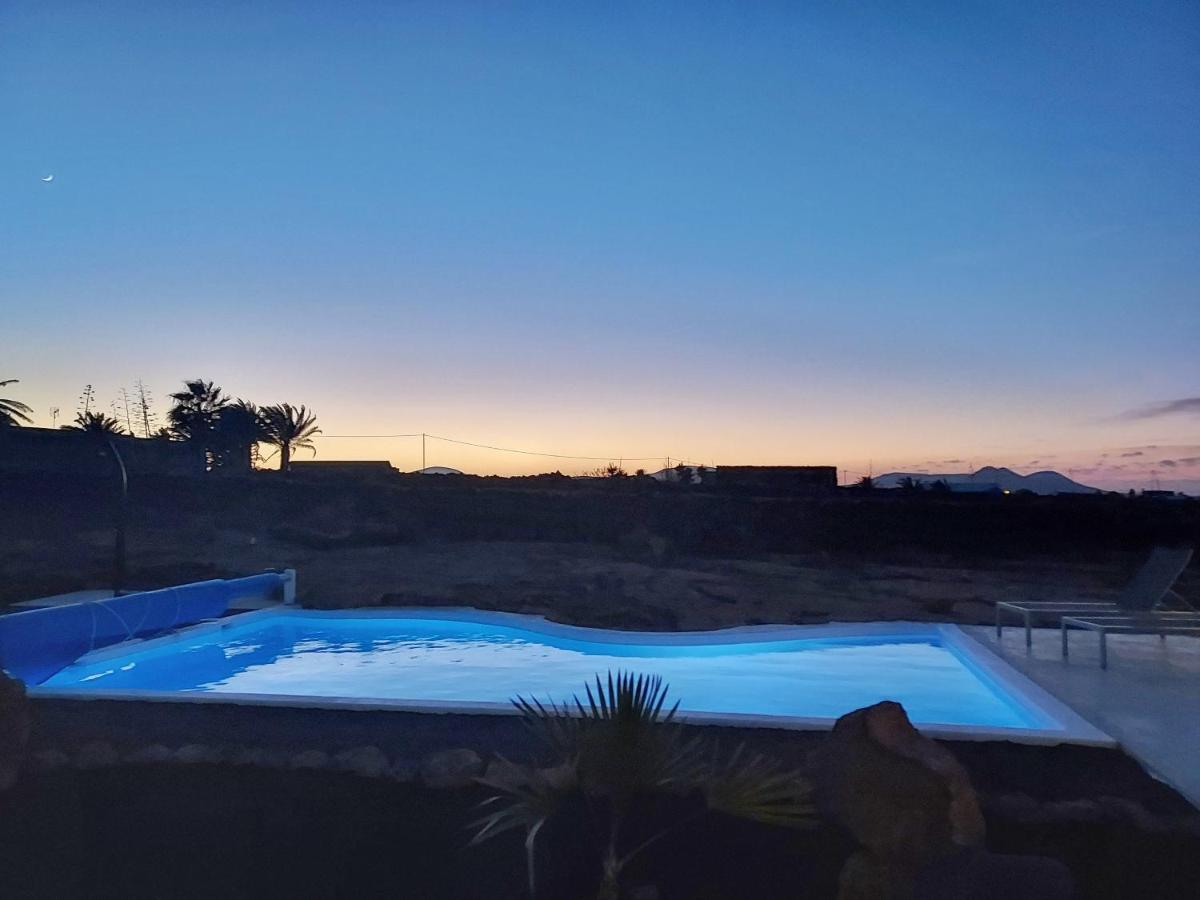 Villa Tabaiba En Lajares Con Piscina Eksteriør bilde