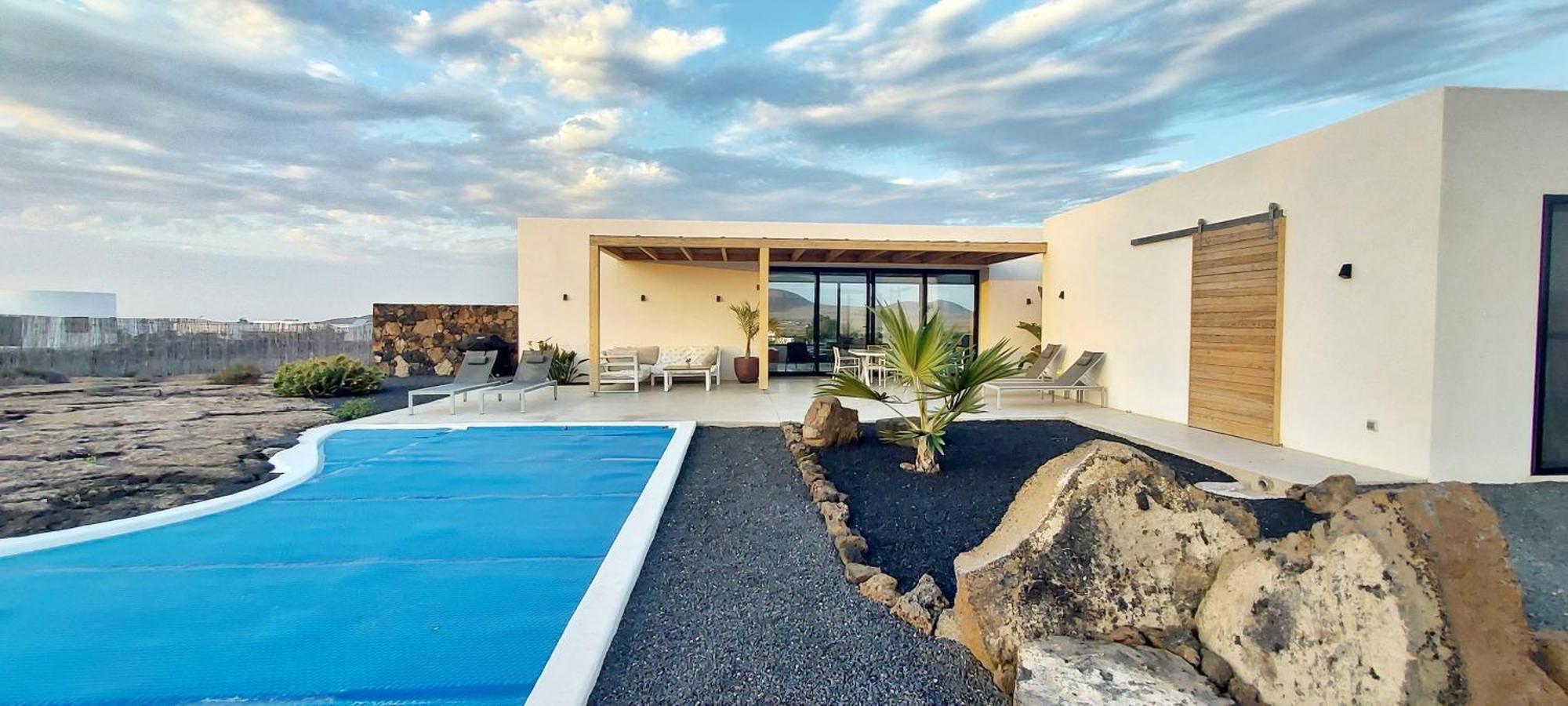 Villa Tabaiba En Lajares Con Piscina Eksteriør bilde