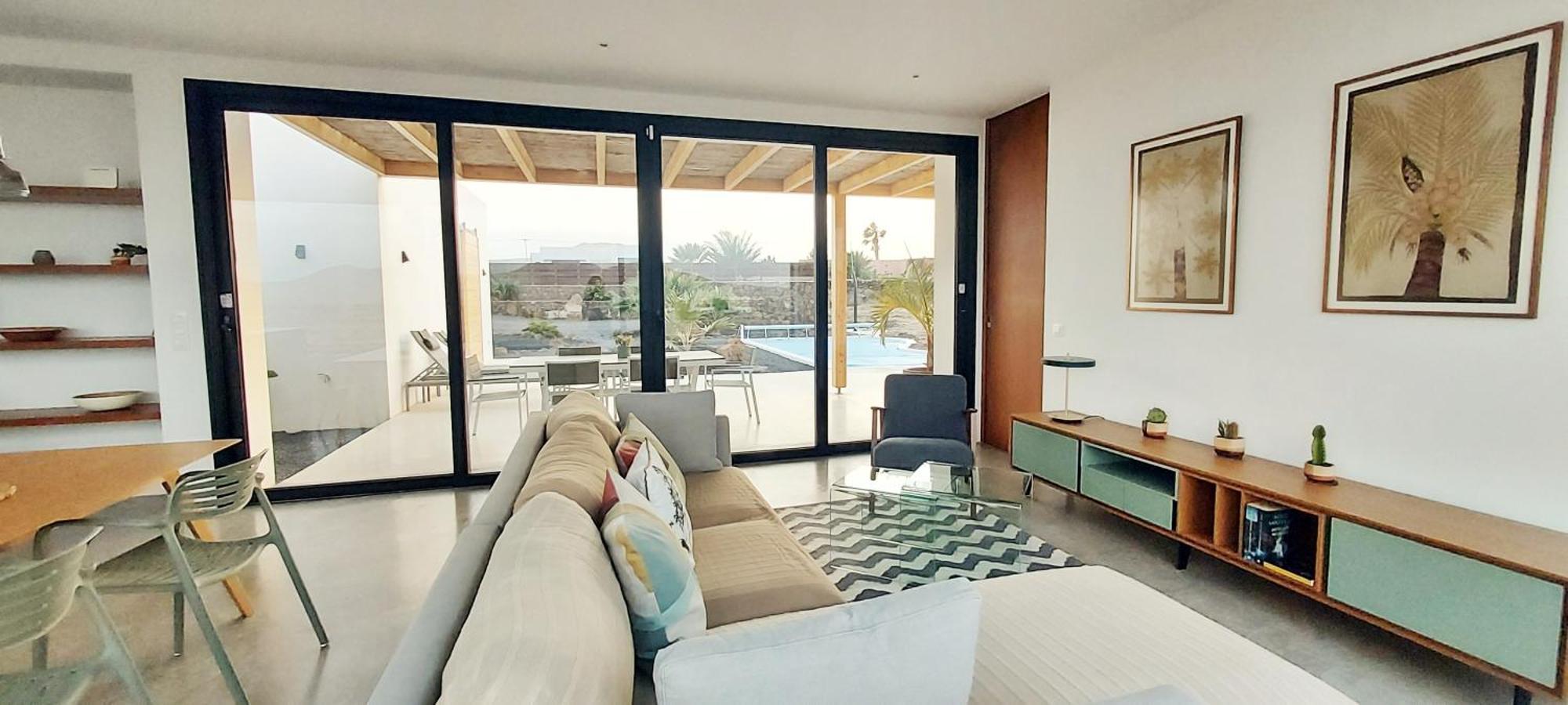 Villa Tabaiba En Lajares Con Piscina Eksteriør bilde