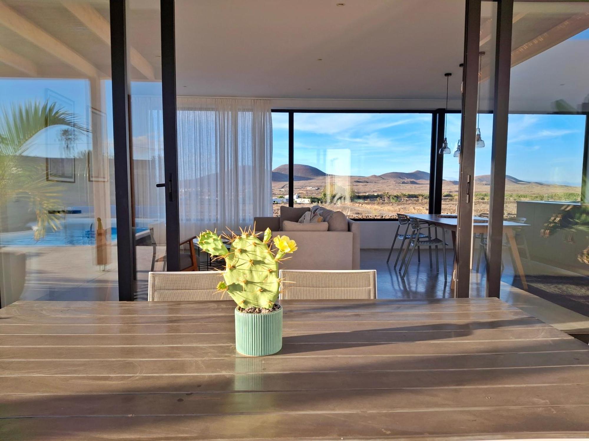 Villa Tabaiba En Lajares Con Piscina Eksteriør bilde